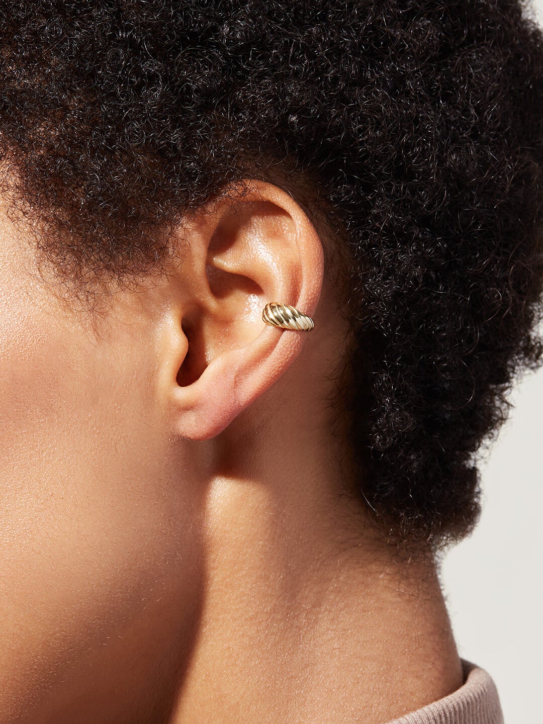 Ana Luisa Jewelry Earrings Cuff Gold Twist Ear Cuff  Buffy Gold