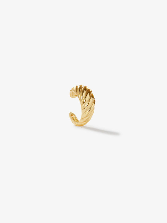 Ana Luisa Jewelry Earrings Cuff Gold Twist Ear Cuff  Buffy Gold
