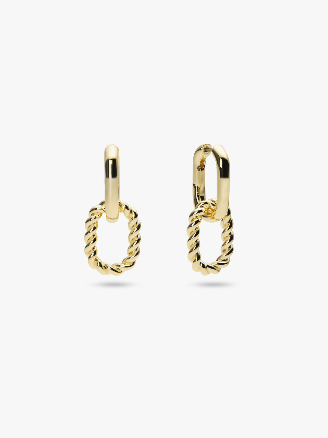 Ana Luisa Jewelry Earrings Drop Double Hoop Earrings Ashley Gold