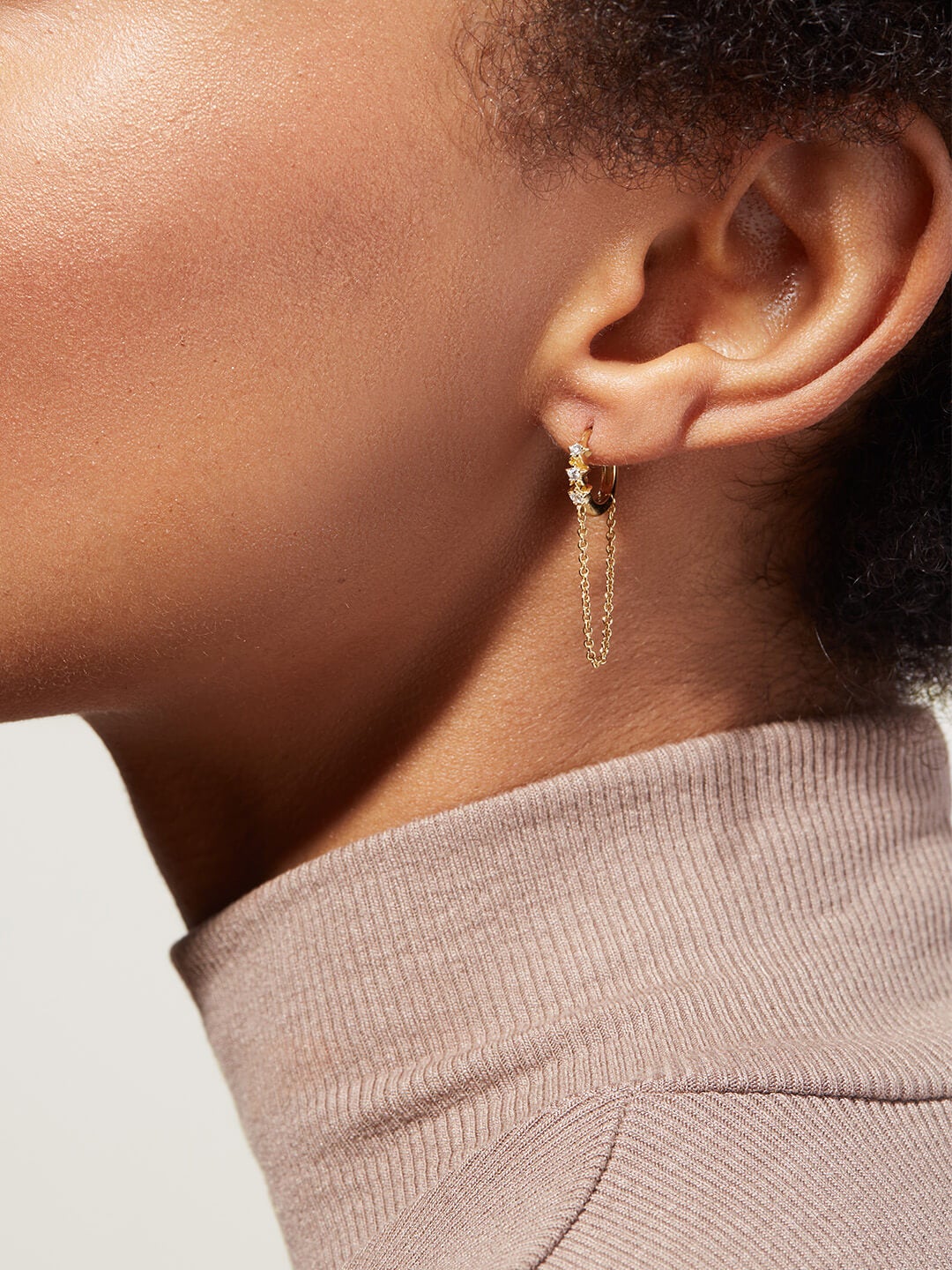 Ana Luisa Jewelry Earrings Drop Earrings Chain Earrings Sparkle Silver