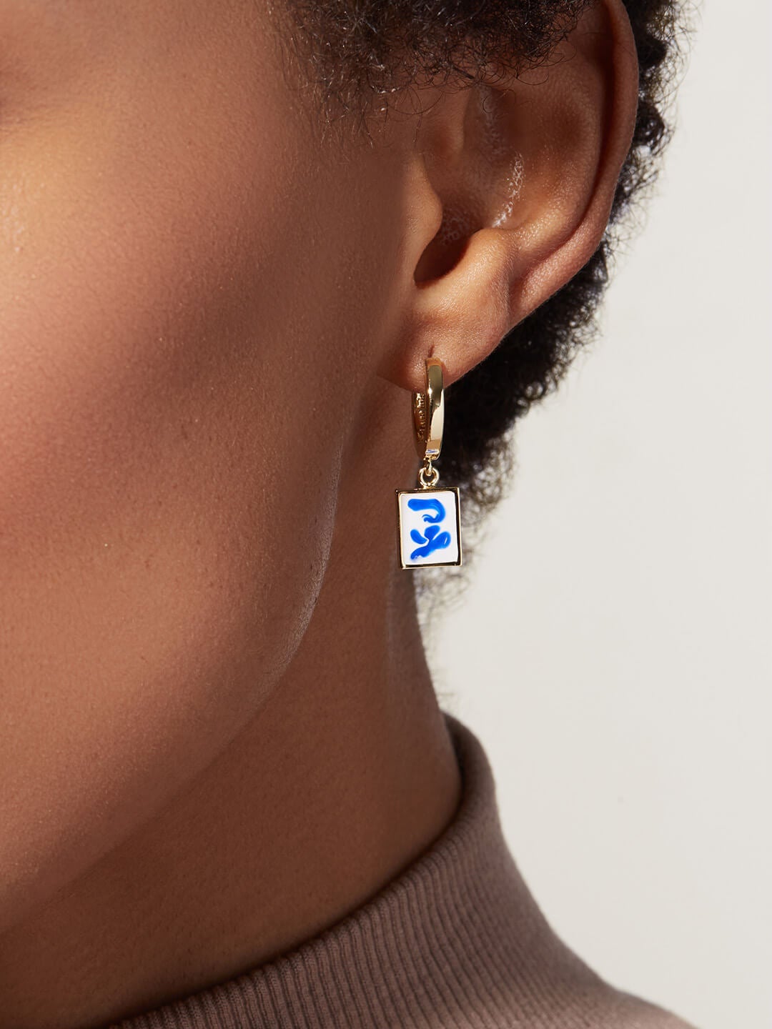 Ana Luisa Jewelry Earrings Enamel Drop Earrings Salome Gold