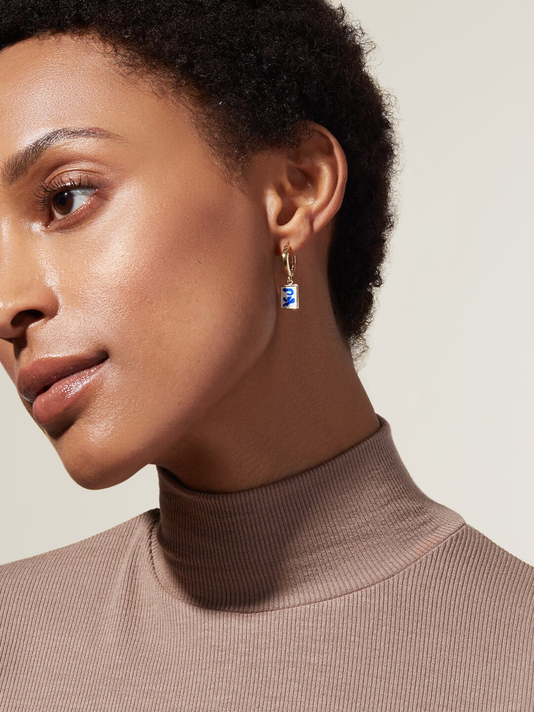 Ana Luisa Jewelry Earrings Enamel Drop Earrings Salome Gold