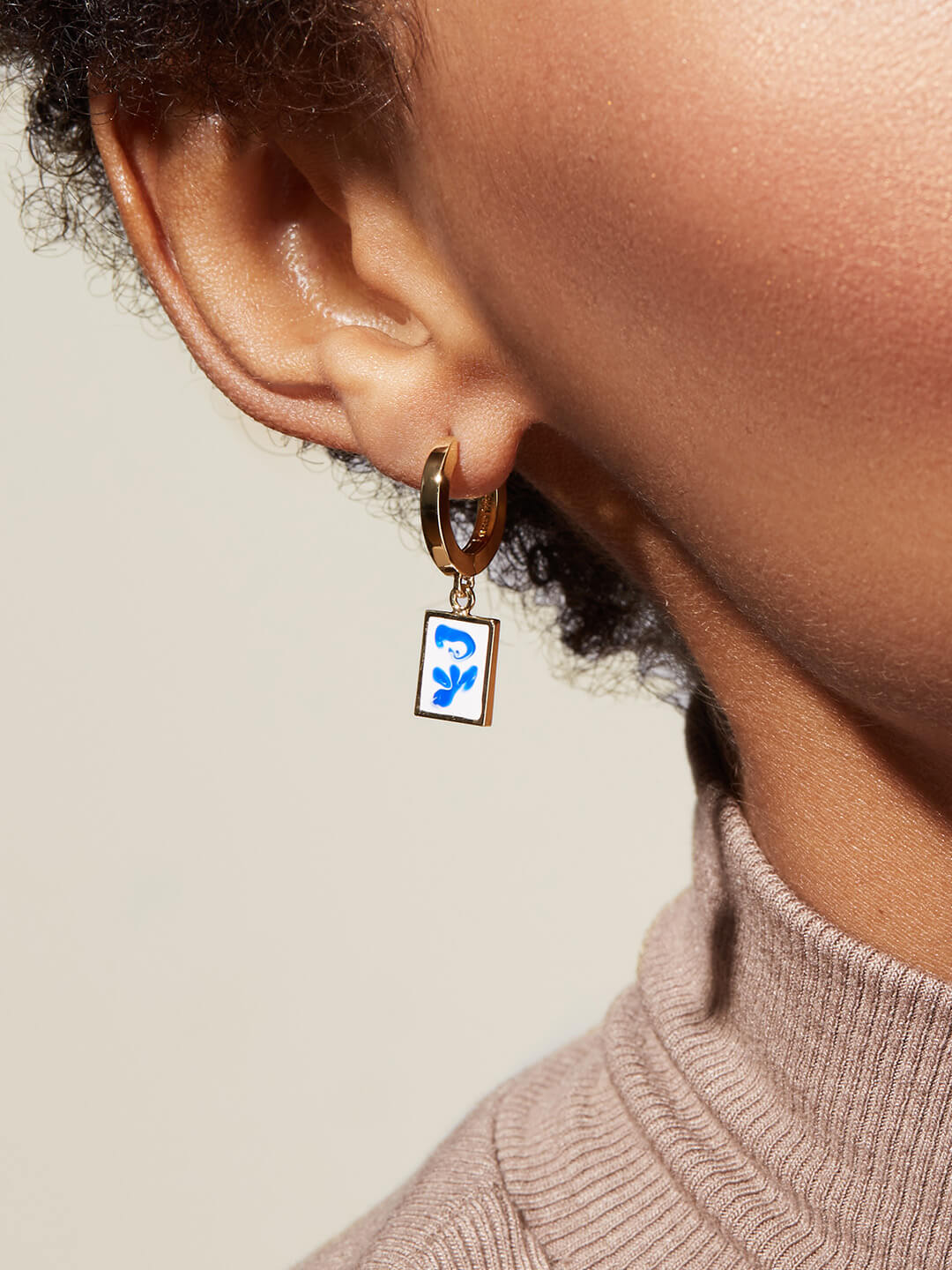 Ana Luisa Jewelry Earrings Enamel Drop Earrings Salome Gold