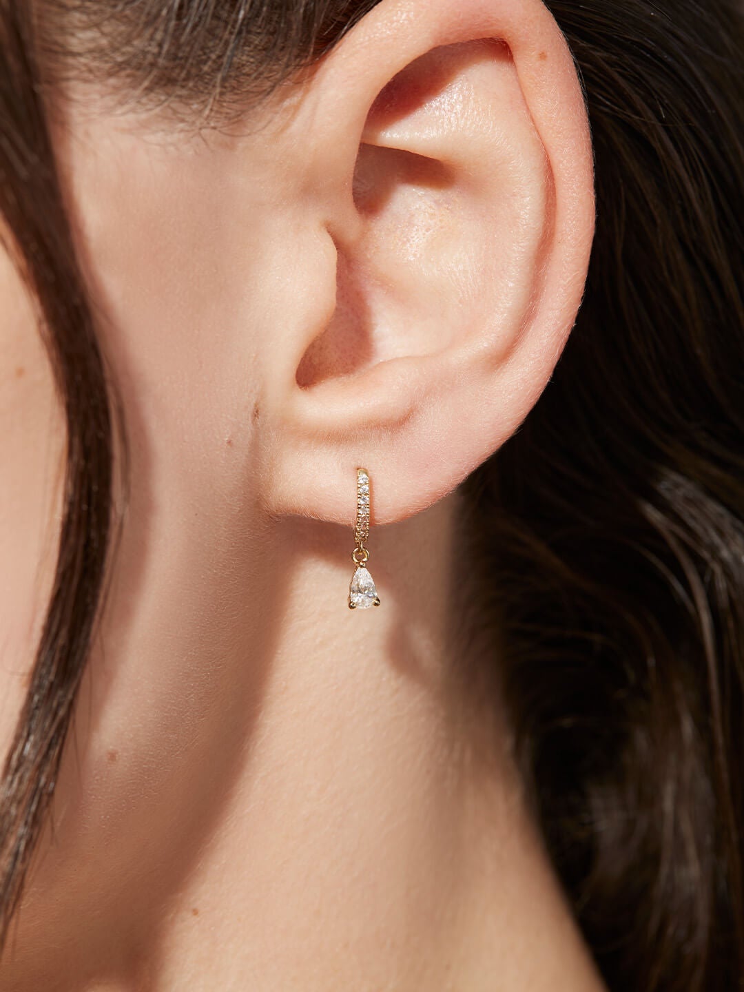 Ana Luisa Jewelry Earrings Hoop Earrings Delicate Mini Huggie Hoops Elise Mini Gold