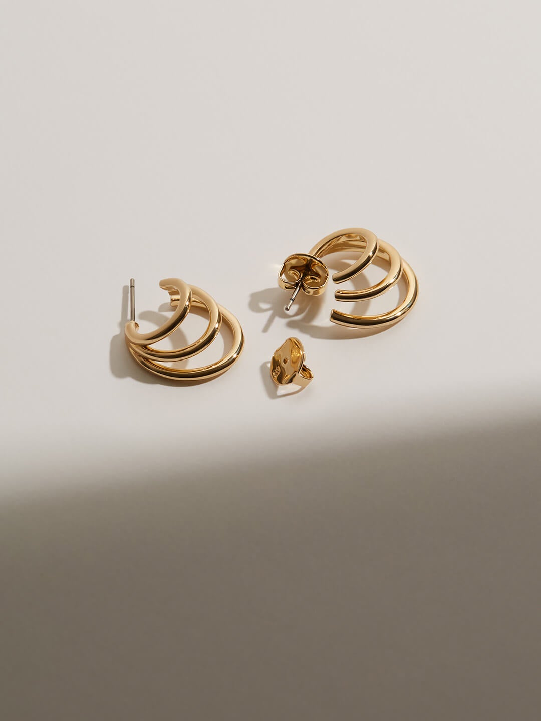 Ana Luisa Jewelry Earrings Hoop Earrings Triple Hoops  Scarlett Triple Gold