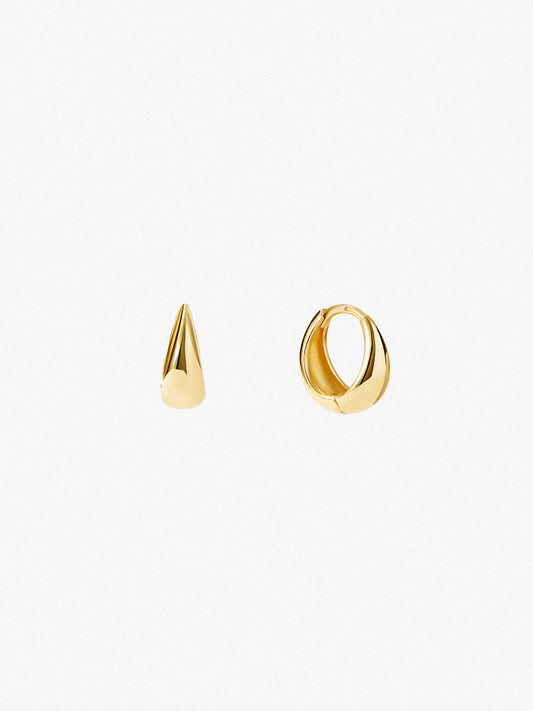 Ana Luisa Jewelry Earrings Huggie Bold Huggie Hoops Nate Silver