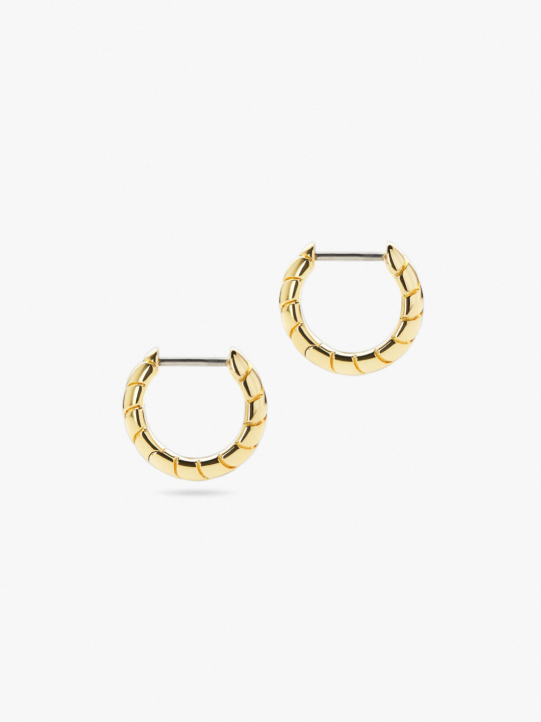 Ana Luisa Jewelry Earrings Huggie Gold Huggie Hoop Earrings Brooks Gold