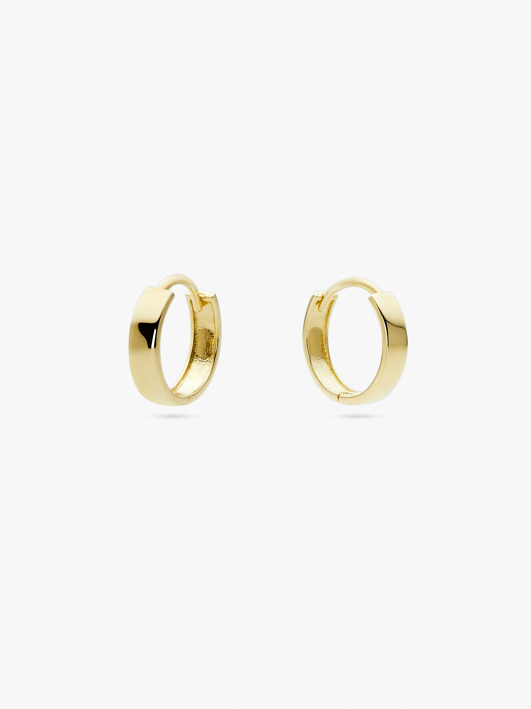 Ana Luisa Jewelry Earrings Huggie Gold Huggie Hoop Earrings Gold Bold Hoops Solid Gold