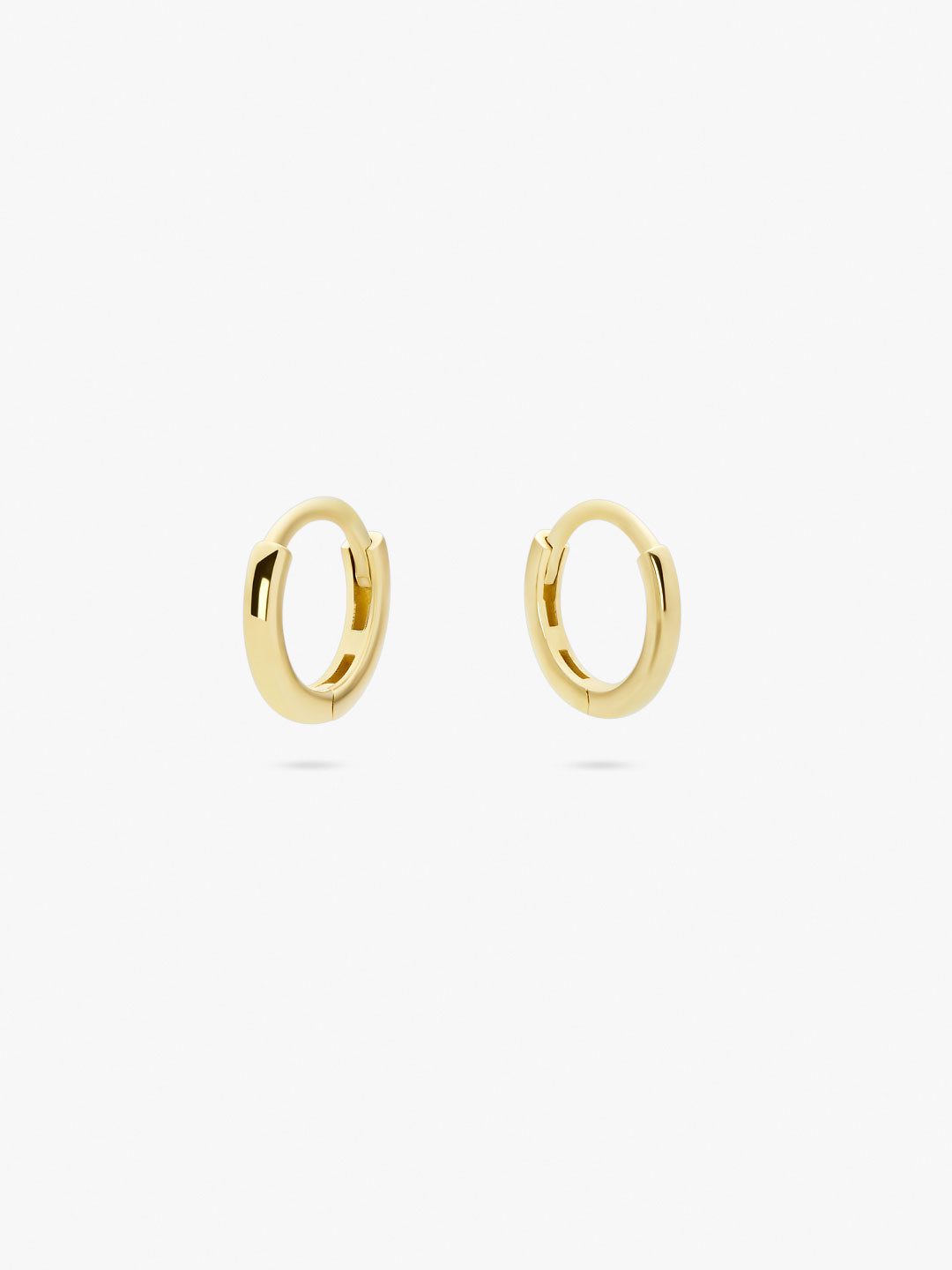 Ana Luisa Jewelry Earrings Huggie Gold Huggie Hoop Earrings Gold Huggie Hoops Solid Gold