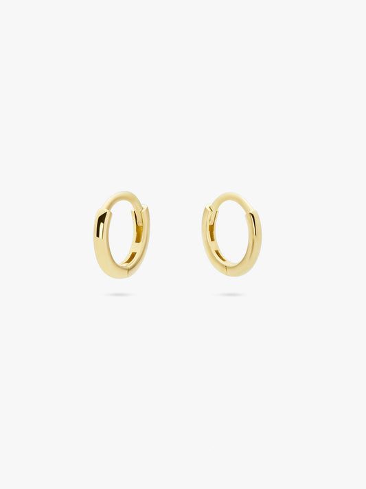 Ana Luisa Jewelry Earrings Huggie Gold Huggie Hoop Earrings Gold Huggie Hoops Solid Gold