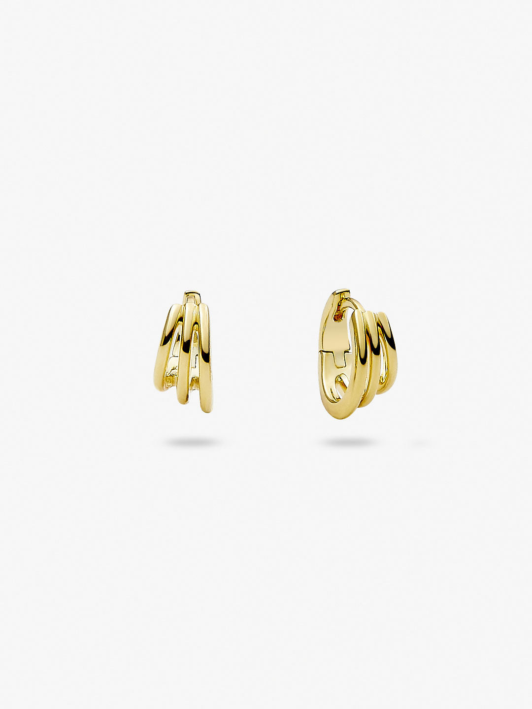 Ana Luisa Jewelry Earrings Huggie Gold Huggie Hoop Earrings Sabine Silver