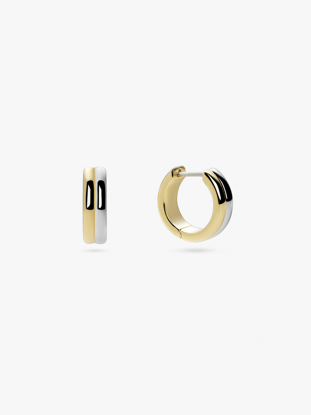Ana Luisa Jewelry Earrings Huggie Huggie Hoop Earrings Asher Gold Platinum