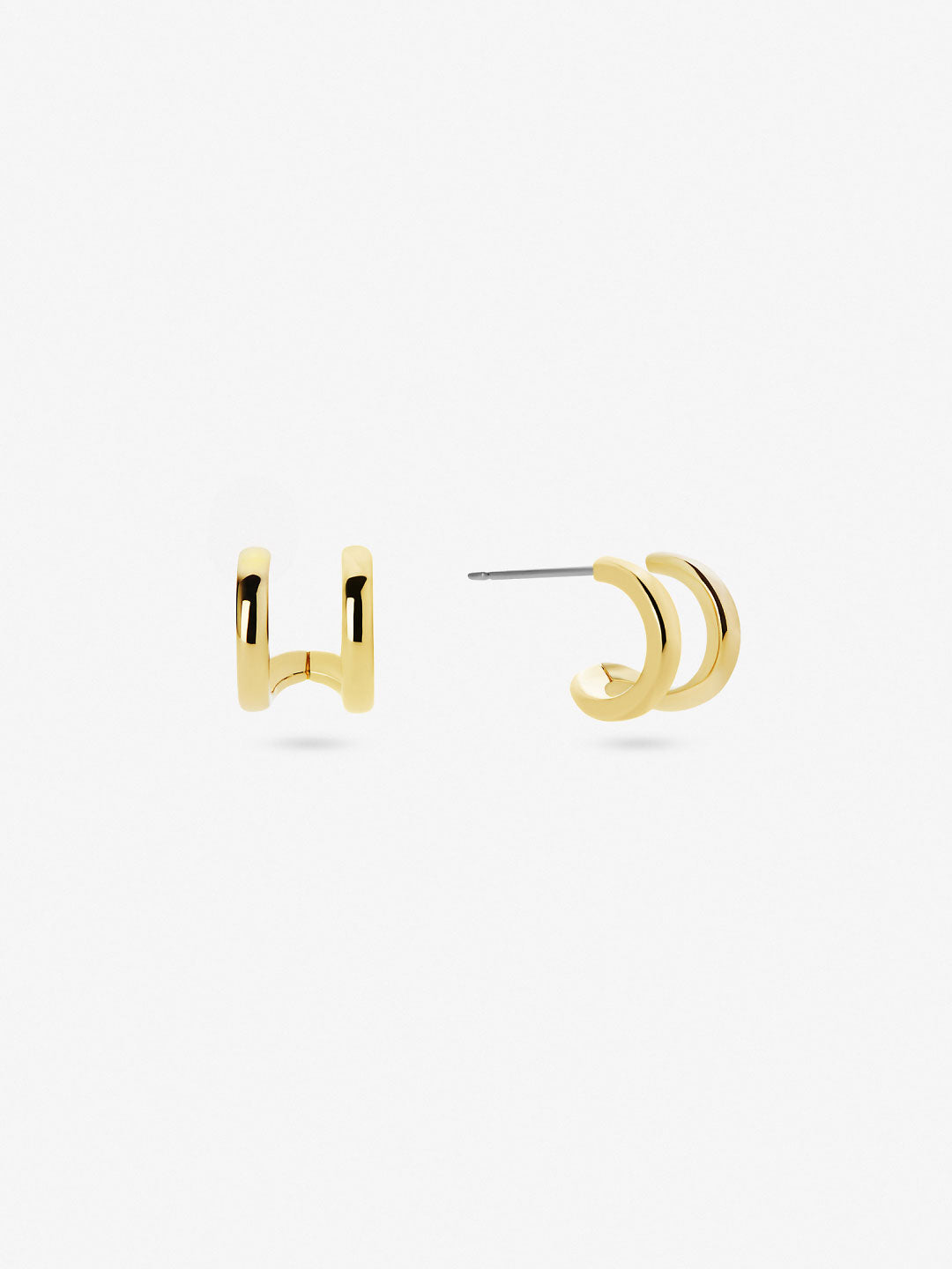 Ana Luisa Jewelry Earrings Huggie Huggie Hoop Earrings Cara Gold Gold