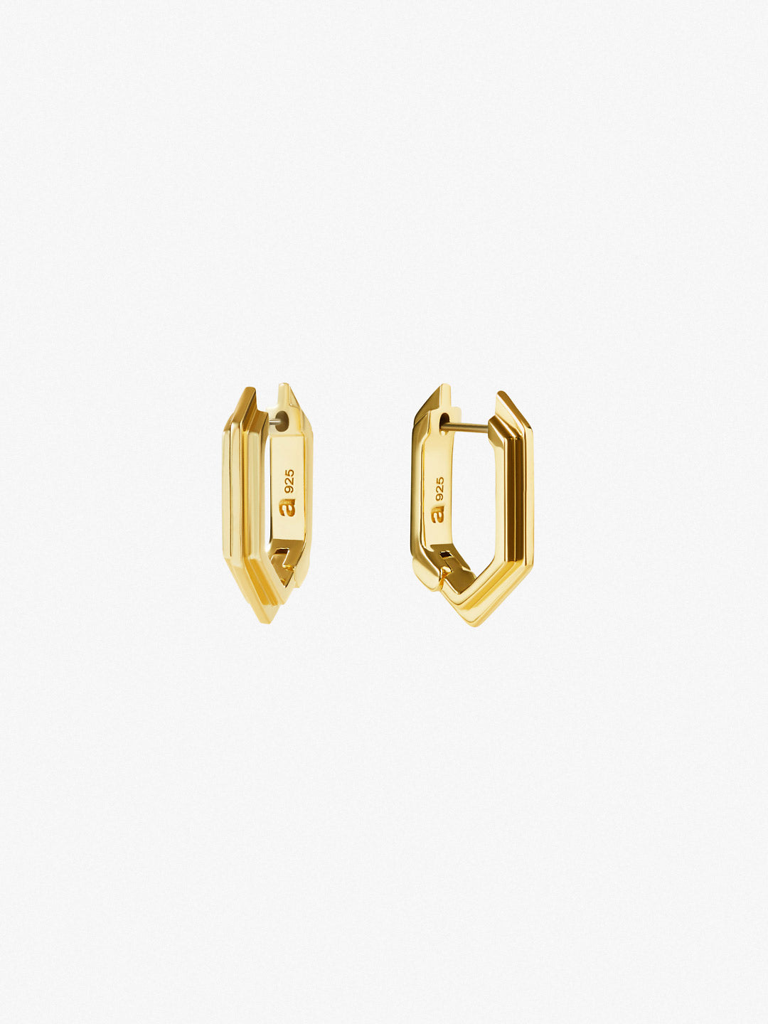 Ana Luisa Jewelry Earrings Medium Hoops Gold Hoop Earrings Alyssa Hoops Silver
