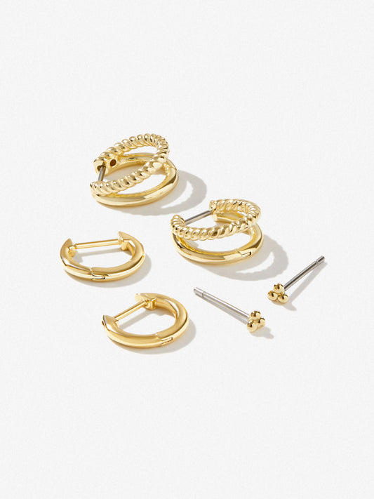 Ana Luisa Jewelry Earrings Perfect Stack Bundle Silver