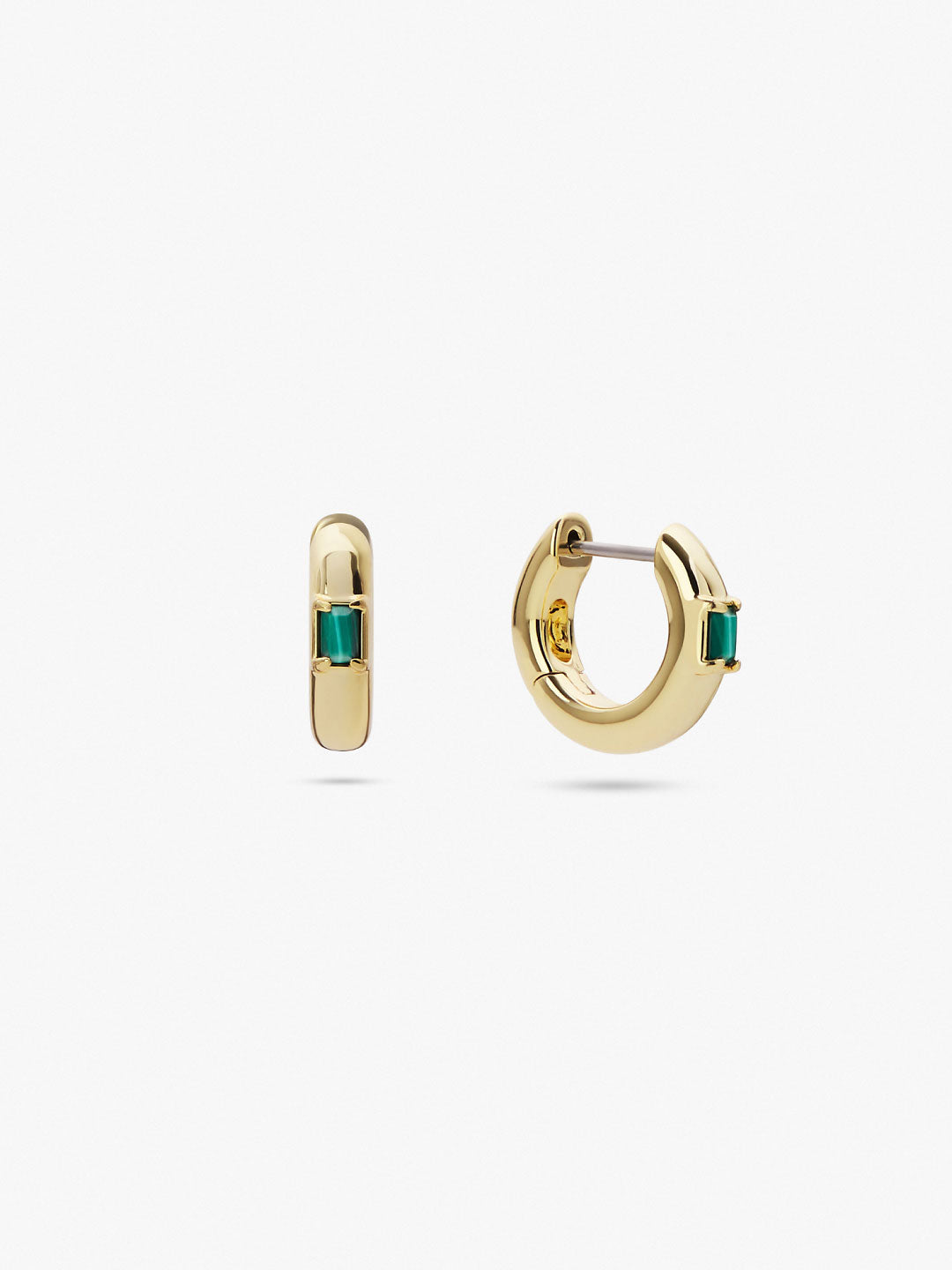 Ana Luisa Jewelry Earrings Small Hoops Gold Huggie Hoop Earrings Brenn Gold