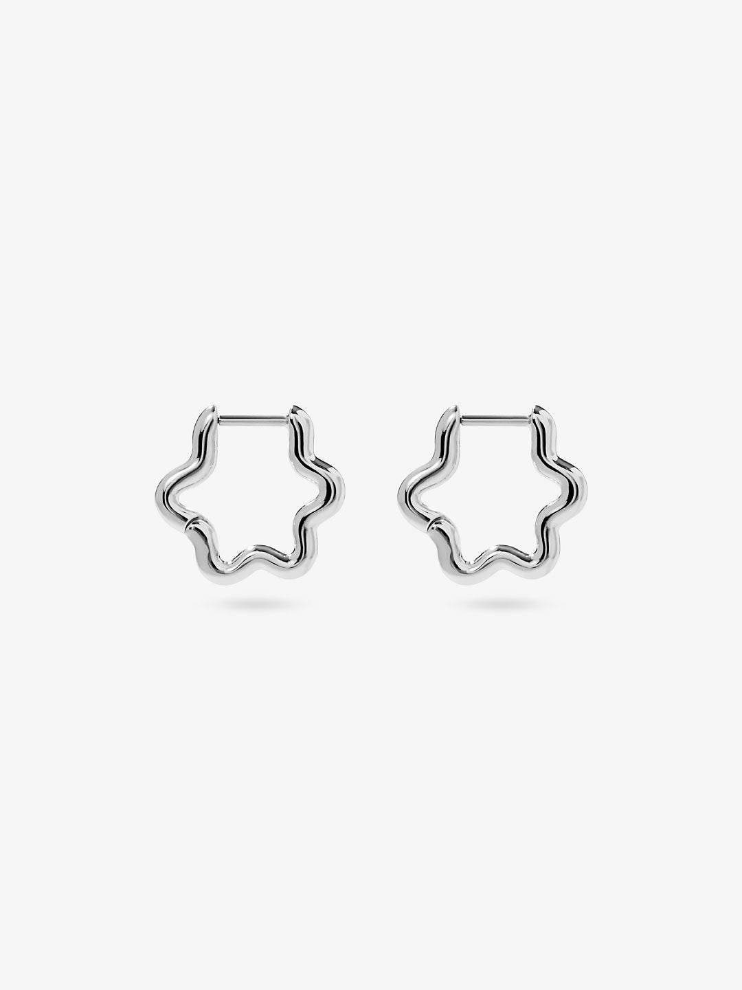 Ana Luisa Jewelry Earrings Small Hoops Silver Hoop Earrings Onda Mini Silver Silver