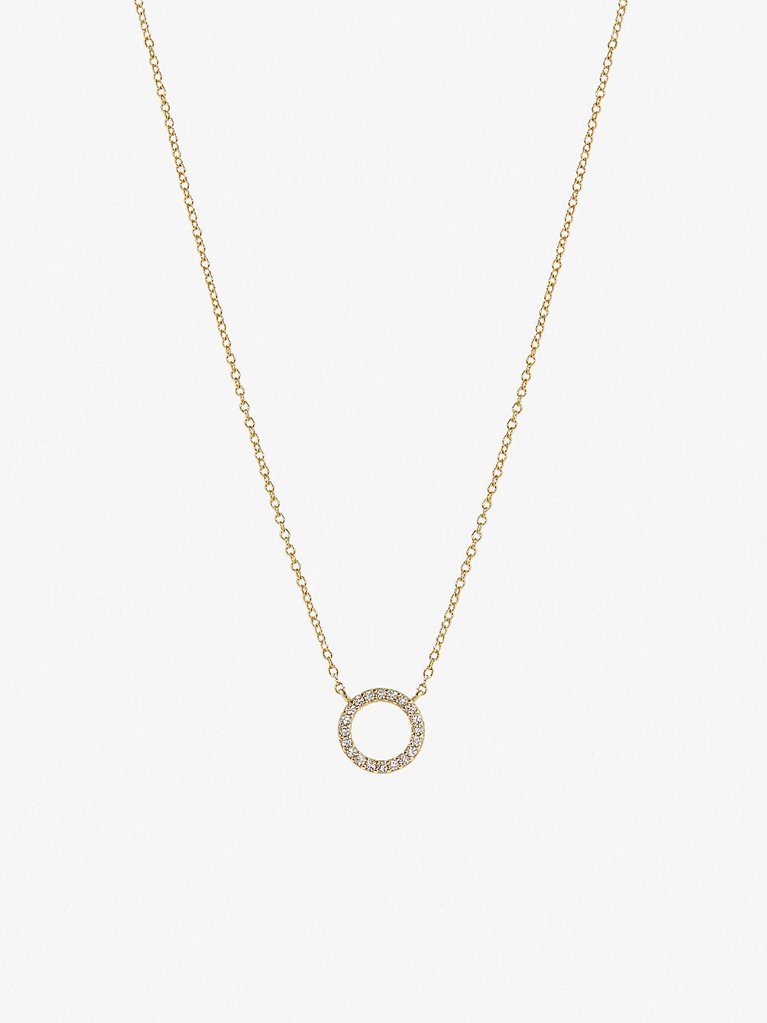 Ana Luisa Jewelry Necklace Chain Necklace Circle Pendant Necklace Oona Silver