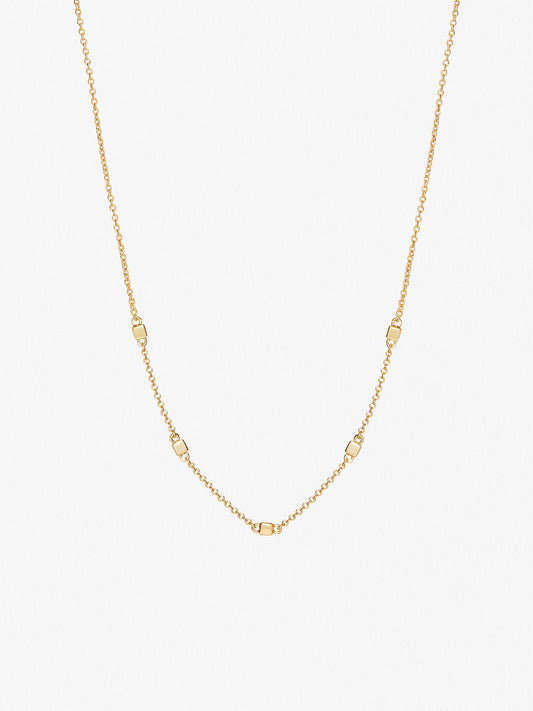 Ana Luisa Jewelry Necklace Chain Necklace Multi Cube Necklace Rowena Cube Gold