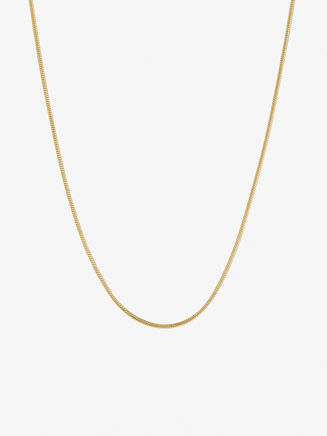 Ana Luisa Jewelry Necklace Chain Necklaces Snake Chain Necklace Ebby Slim Silver