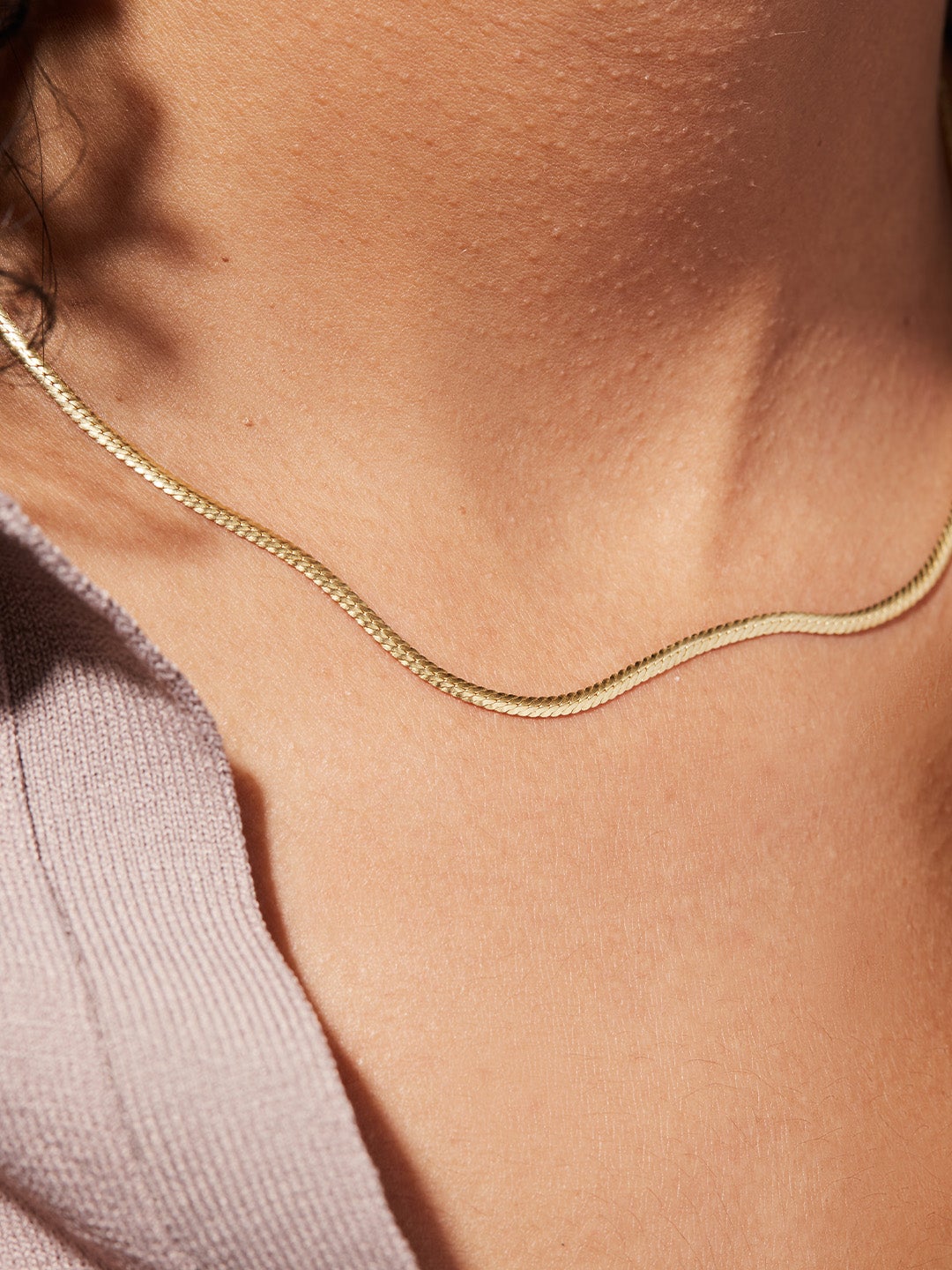 Ana Luisa Jewelry Necklace Chain Victorian Chain Necklace Esme Slim Silver