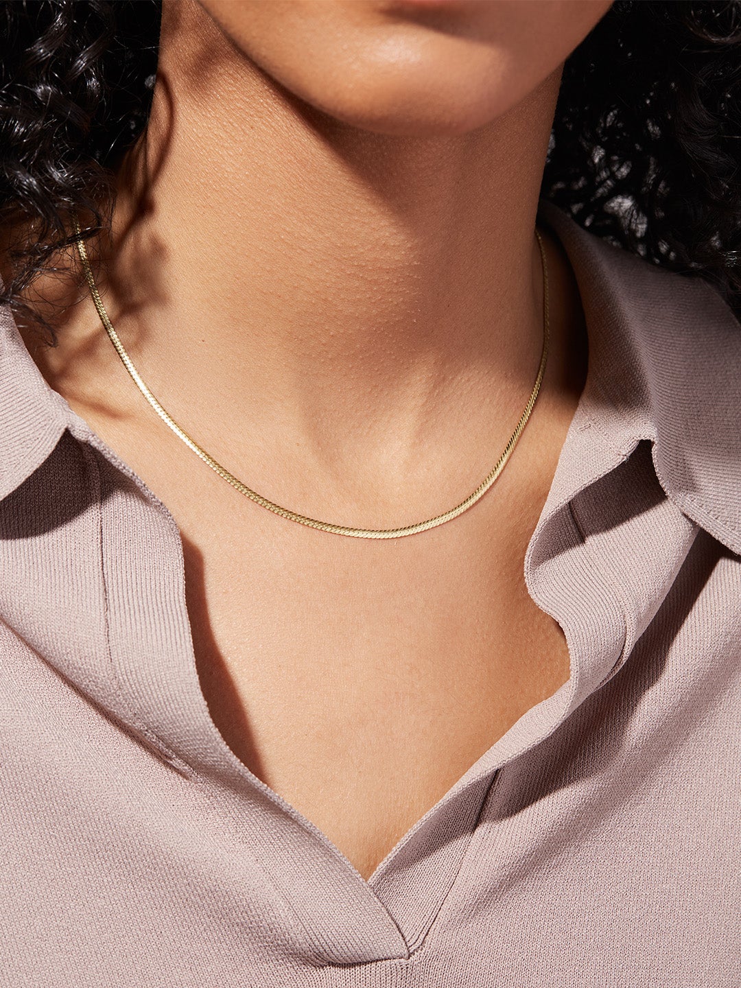 Ana Luisa Jewelry Necklace Chain Victorian Chain Necklace Esme Slim Silver