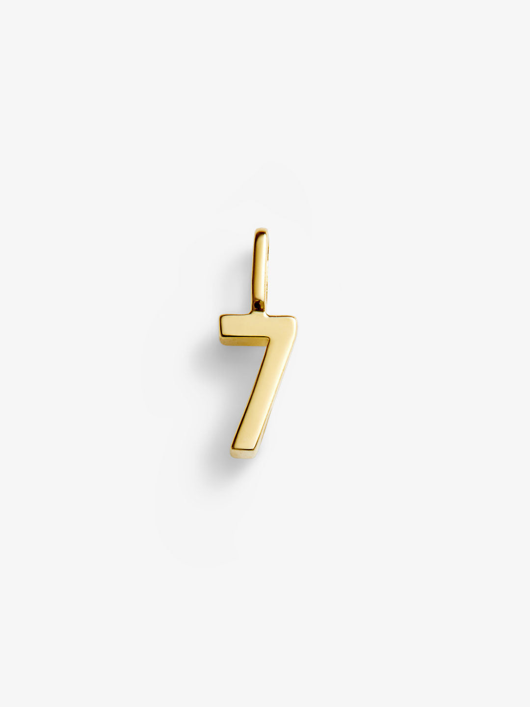 Ana Luisa Jewelry Necklace Charm Number Charm Number 7 Charm Silver