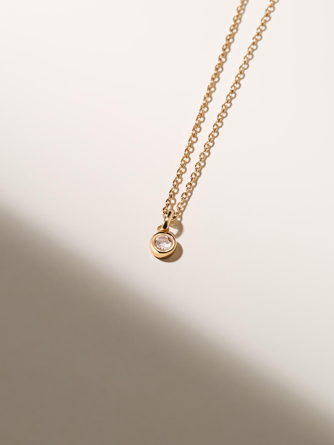 Ana Luisa Jewelry Necklace Pendant Necklace Round Stone Pendant Selina Gold