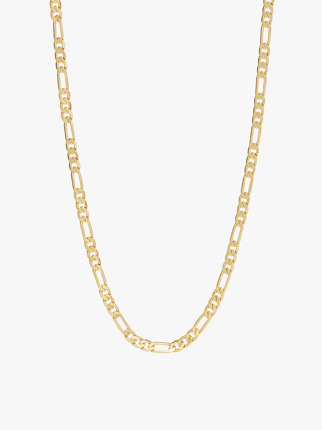 Ana Luisa Jewelry Necklaces Chain Figaro Chain Necklace Leo Bold Long Gold