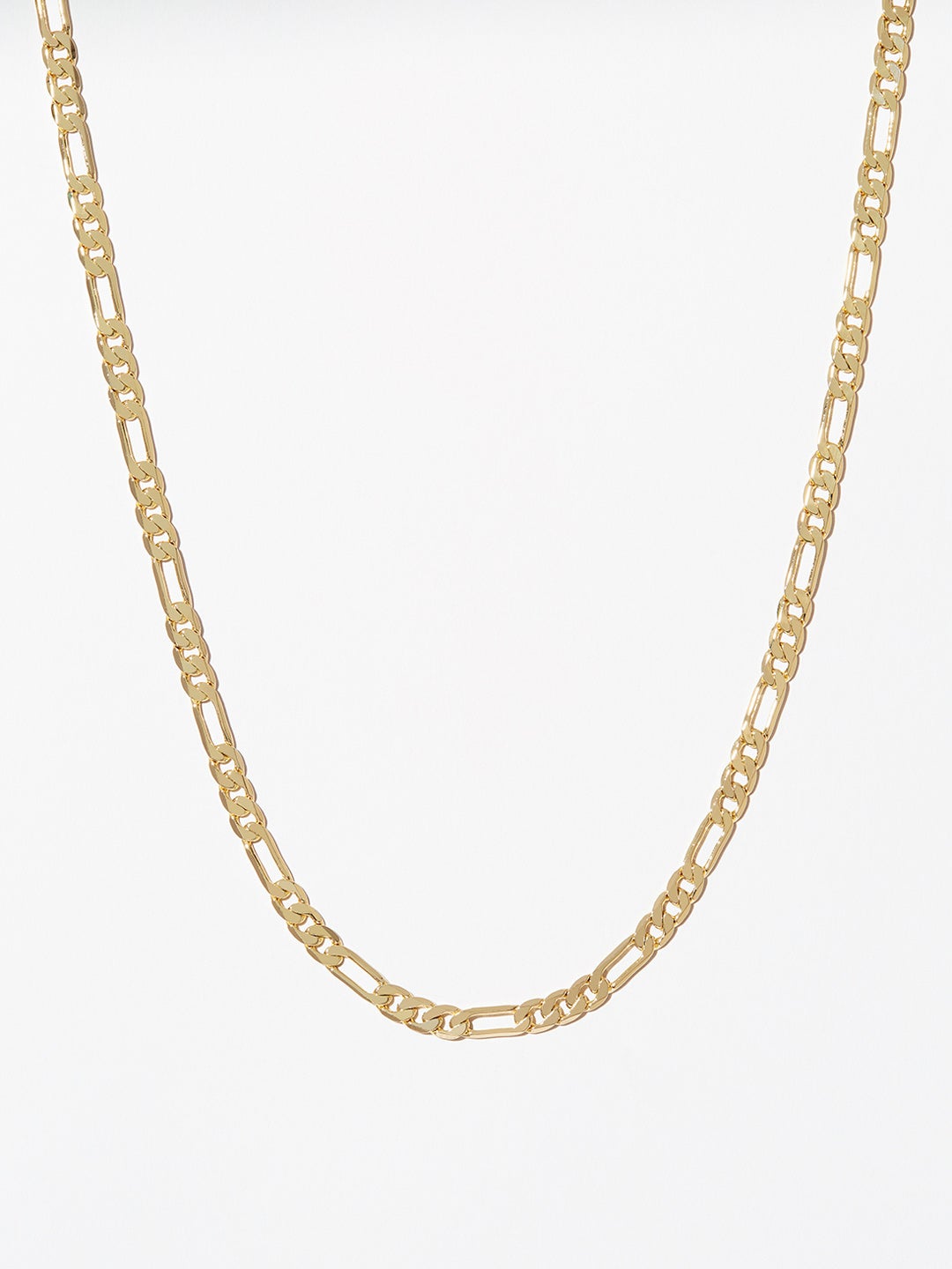 Ana Luisa Jewelry Necklaces Chain Figaro Chain Necklace Leo Bold Long Gold