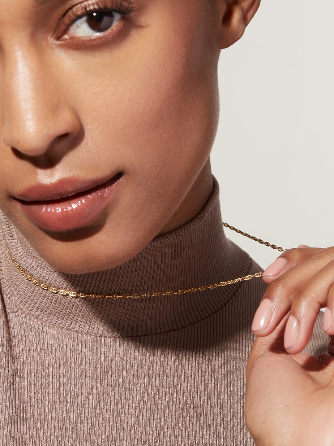 Ana Luisa Jewelry Necklaces Chain Necklace Anchor Chain Necklace Nico Slim Silver