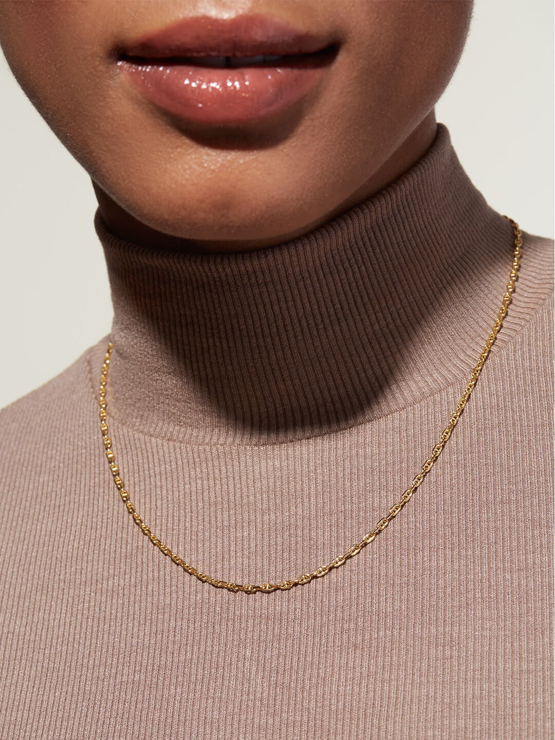 Ana Luisa Jewelry Necklaces Chain Necklace Anchor Chain Necklace Nico Slim Silver