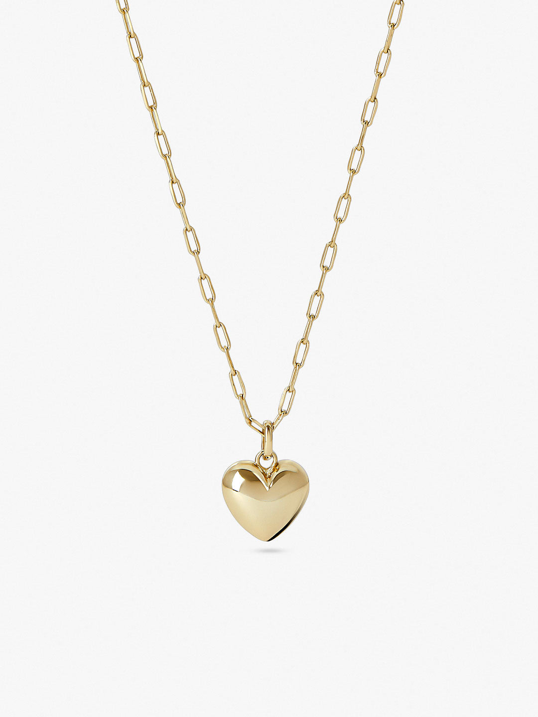 Ana Luisa Jewelry Necklaces Pendant Necklace Puffed Heart Necklace Lev Gold