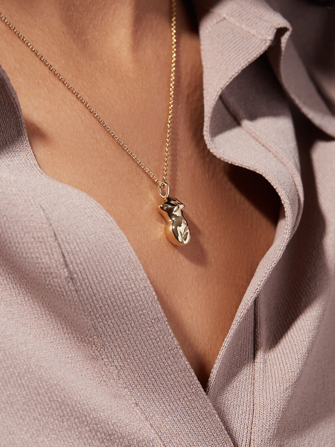 Ana Luisa Jewelry Necklaces Pendant Necklaces Goddess Necklace Lexie Gold