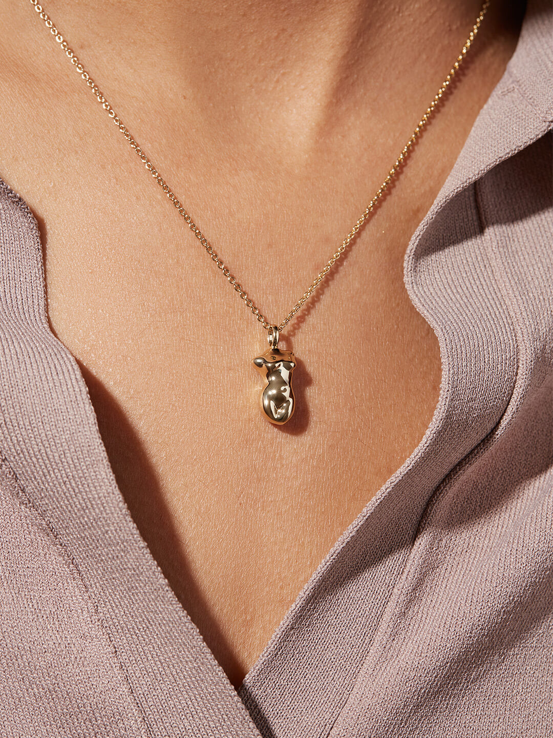 Ana Luisa Jewelry Necklaces Pendant Necklaces Goddess Necklace Lexie Gold