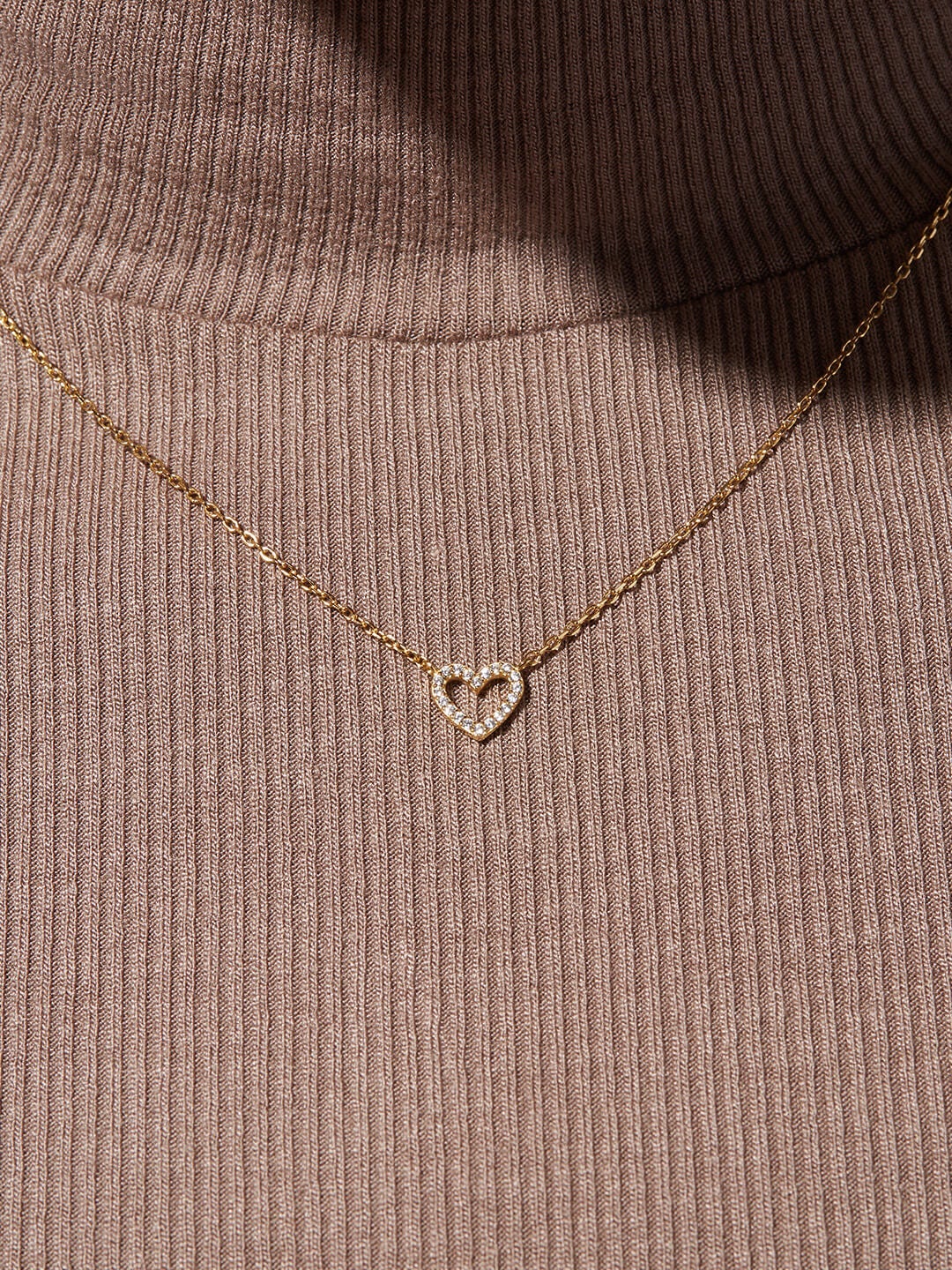 Ana Luisa Jewelry Necklaces Pendant Necklaces Open Heart Necklace Cuore Gold