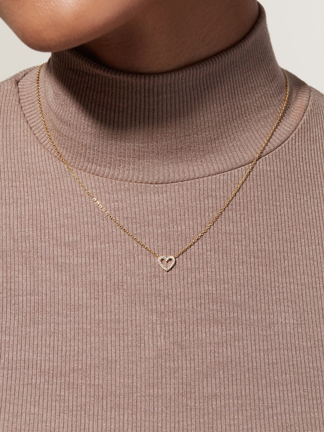 Open Heart Necklace - Cuore