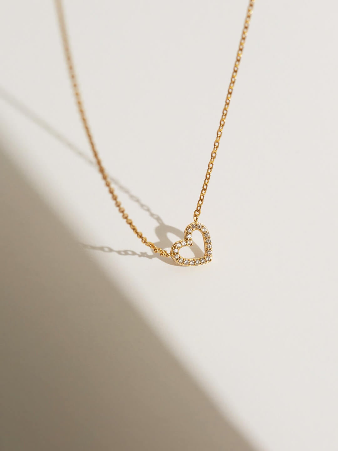 Ana Luisa Jewelry Necklaces Pendant Necklaces Open Heart Necklace Cuore Gold