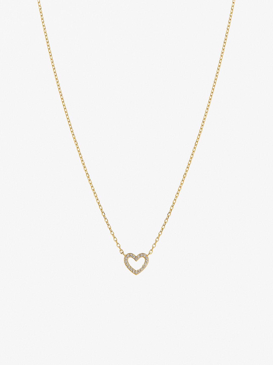 Ana Luisa Jewelry Necklaces Pendant Necklaces Open Heart Necklace Cuore Gold