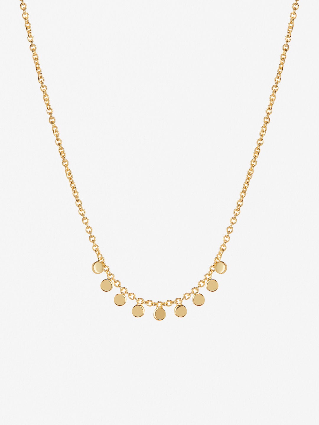 Ana Luisa Jewelry Necklaces Pendants Gold Circles Necklace Bert Silver
