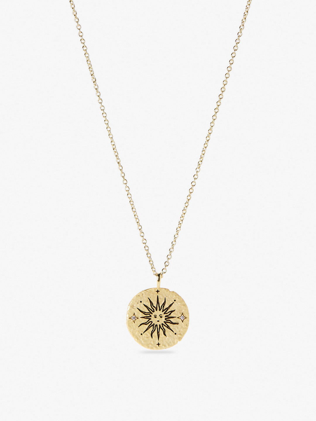Ana Luisa Jewelry Necklaces Pendants Gold Coin Necklace Fire Pendant Gold