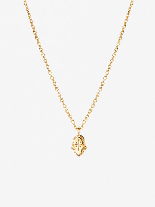 Ana Luisa Jewelry Necklaces Pendants Hamsa Necklace Hamsa Silver