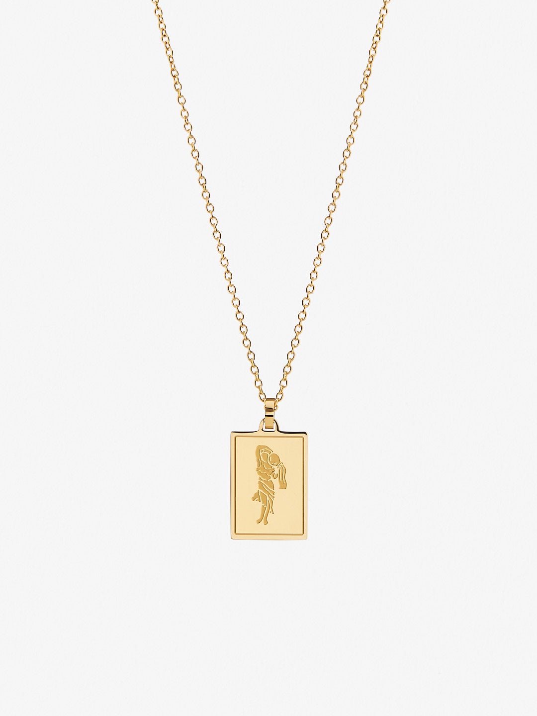 Ana Luisa Jewelry Necklaces Pendants Zodiac Necklace Aquarius Stainless Steel