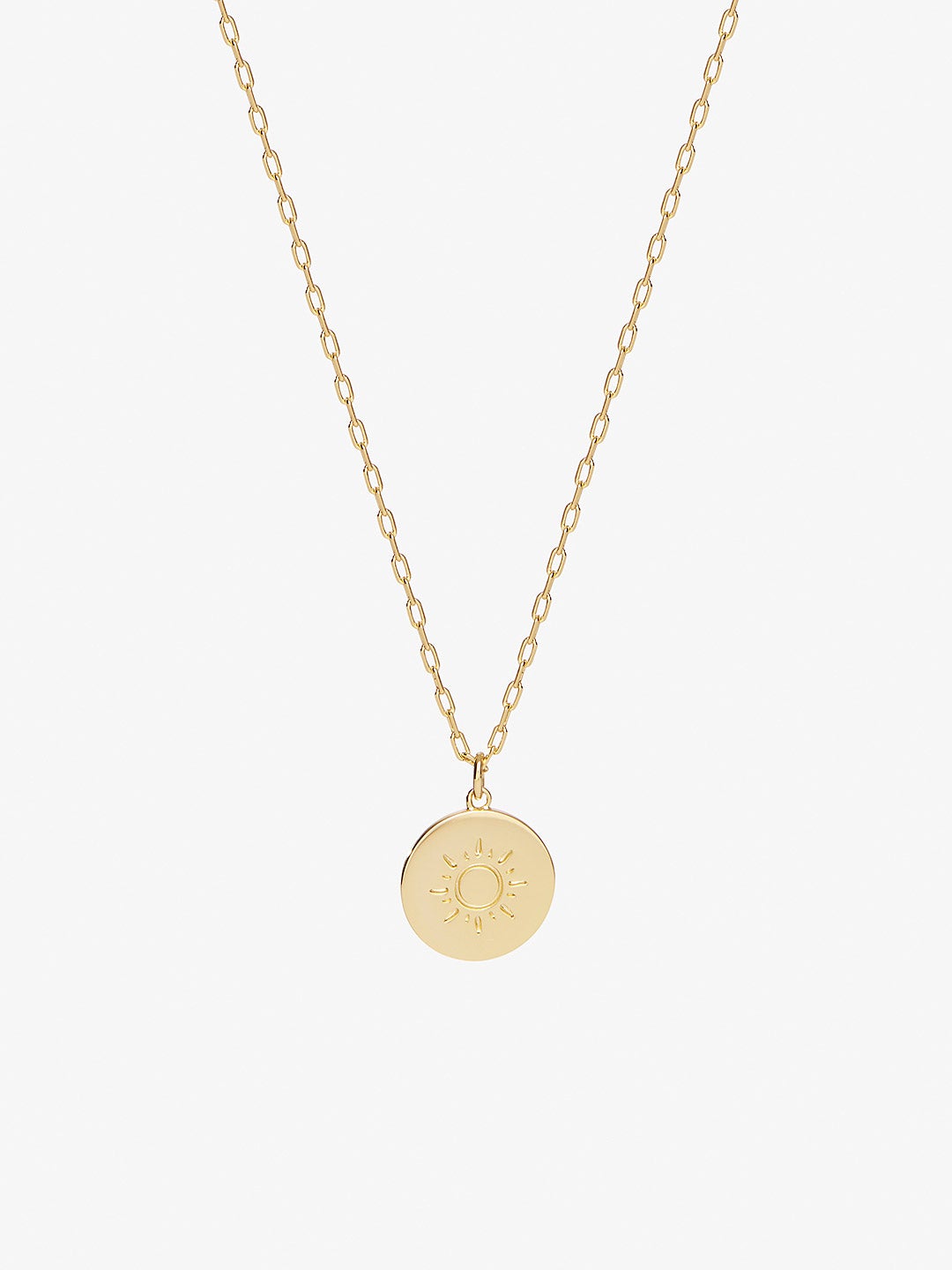 Ana Luisa Jewelry Necklaces Sun Pendant Alexa Sunshine Gold