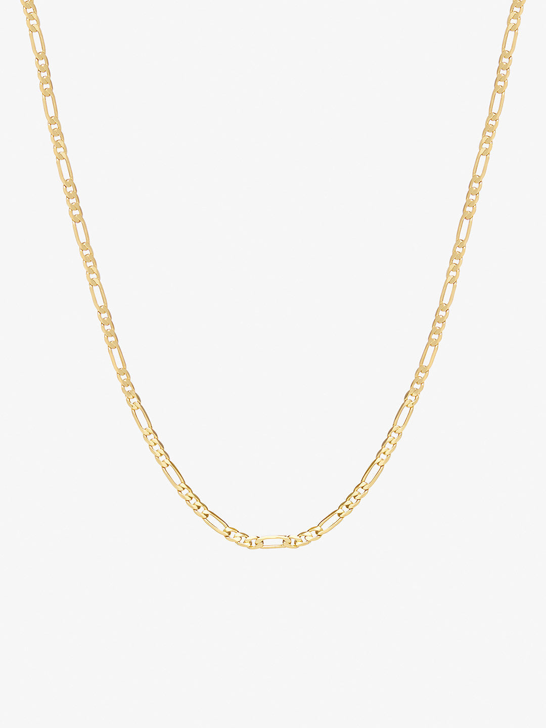 Ana Luisa Jewelry Necklace Chain Necklaces Figaro Chain Necklace Leo Regular Short Gold