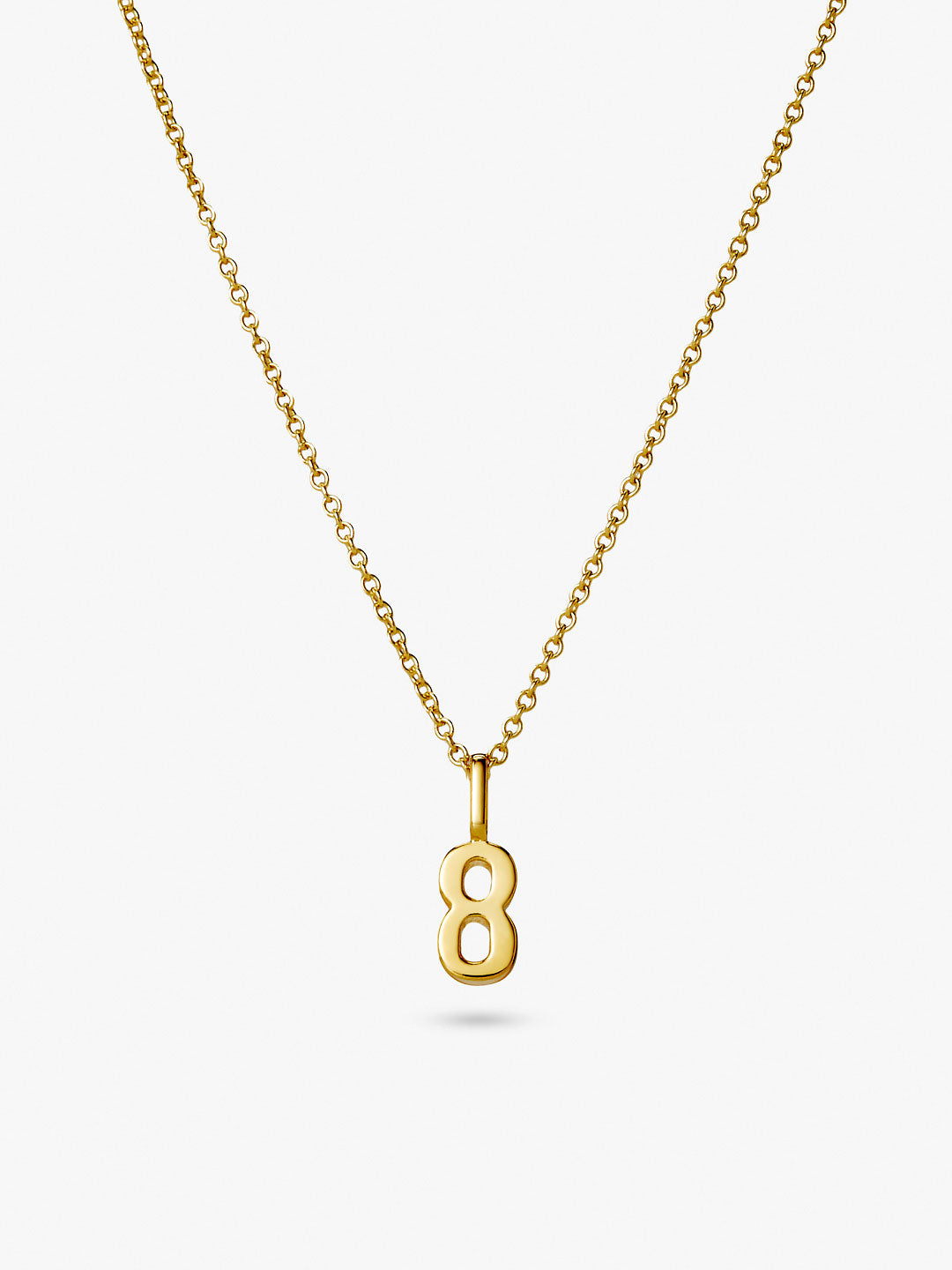 Ana Luisa Jewelry Number Necklace Number 8 Necklace Bundle Silver