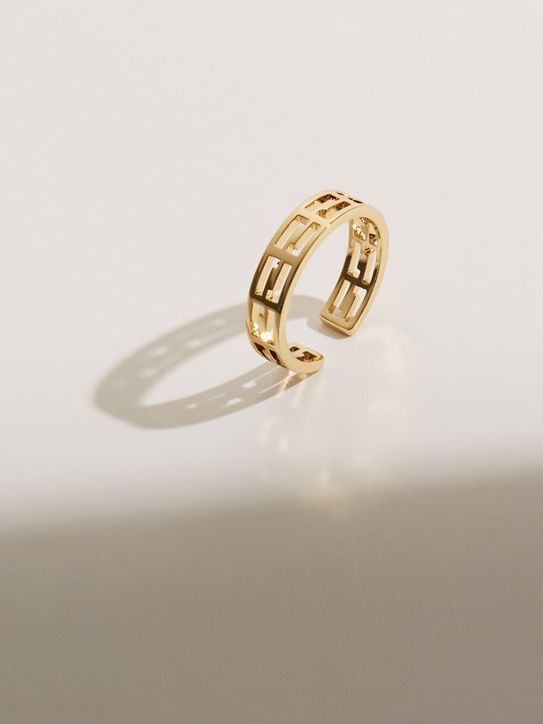 Ana Luisa Jewelry Rings Band Ring Meander Ring Conagh Gold