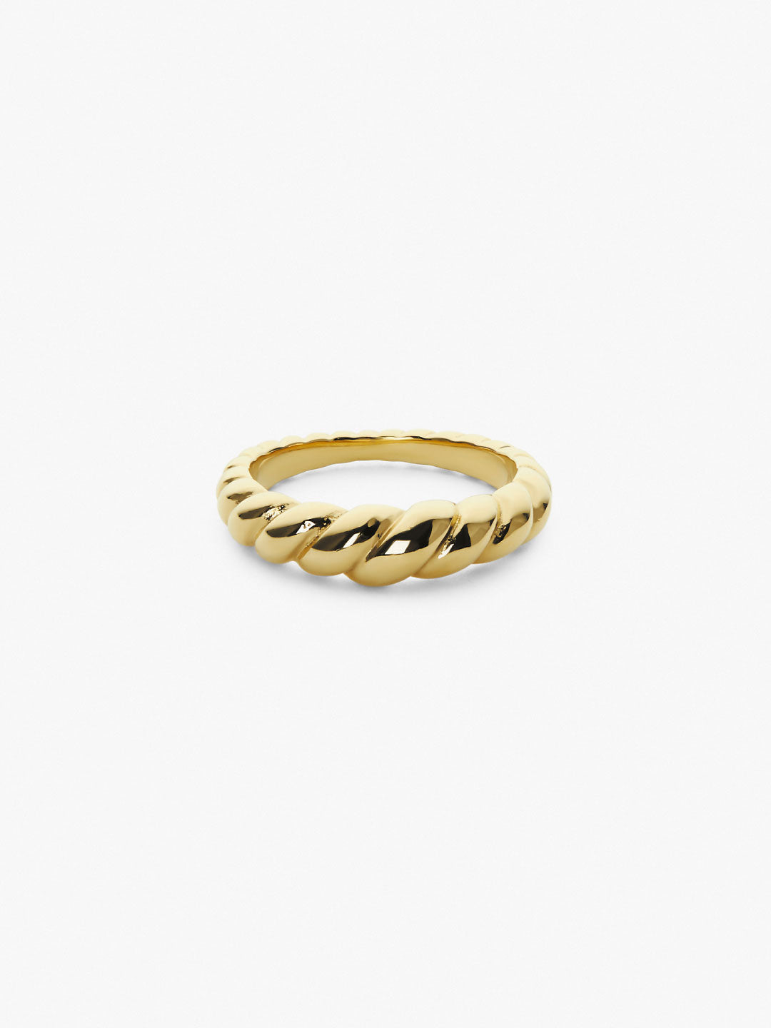 Ana Luisa Jewelry Rings Gold Twist Ring Rope Slim