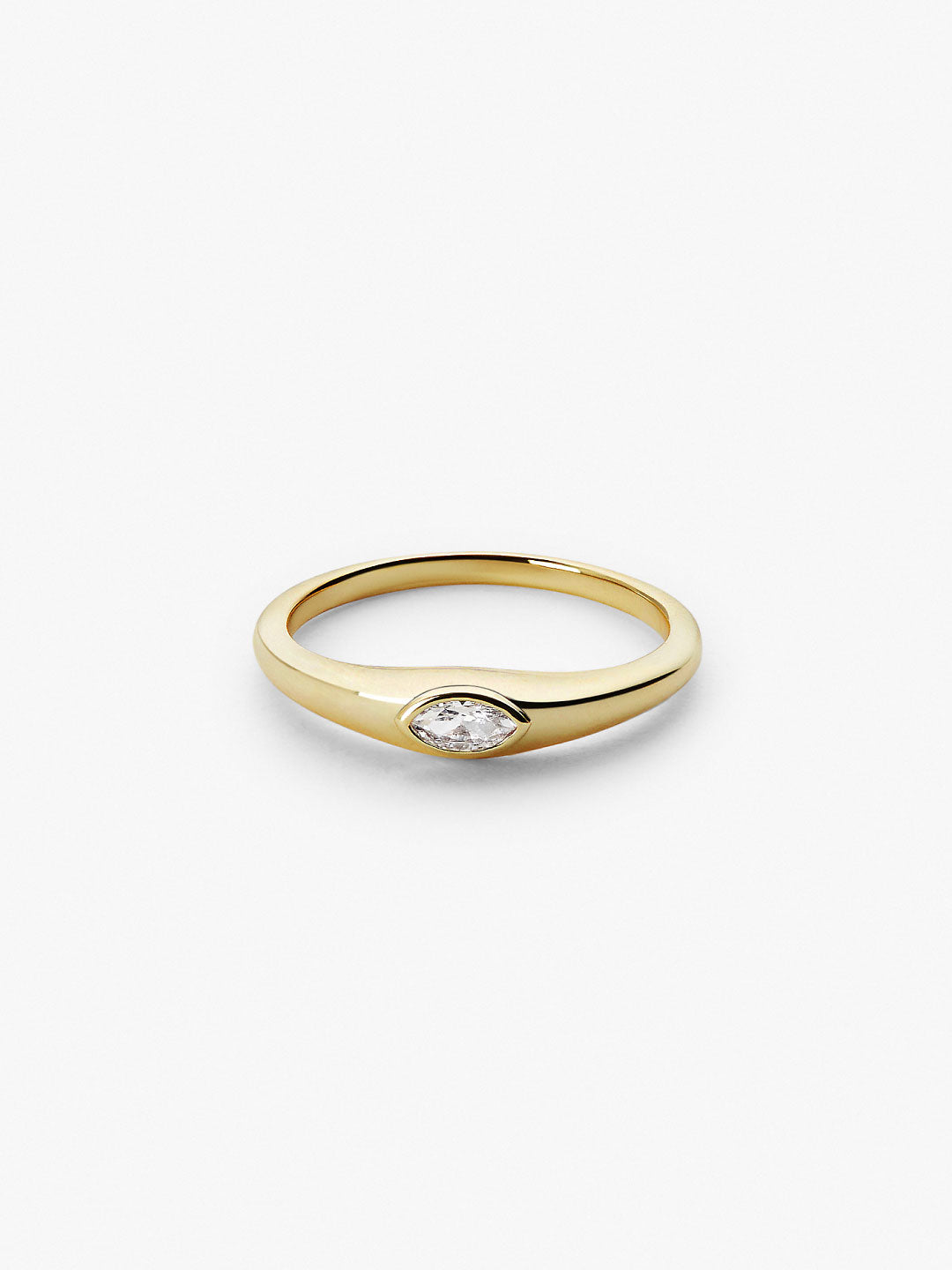 Ana Luisa Jewelry Rings Medium Bands Gold Dome Ring Cole Gold