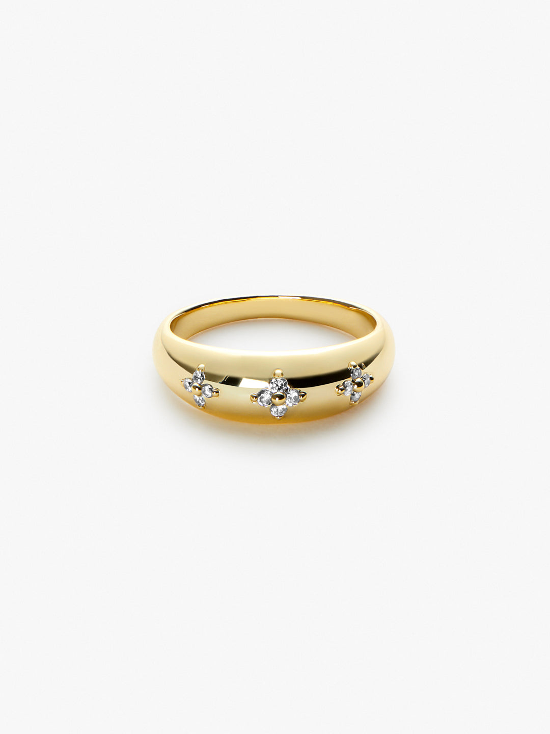 Ana Luisa Jewelry Rings Statement Rings Gold Dome Ring Amber Ring Gold